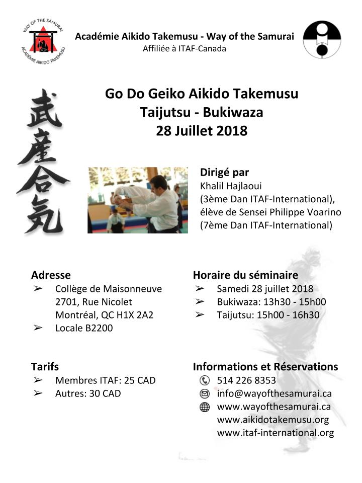 Affiche Séminaire juillet 2018